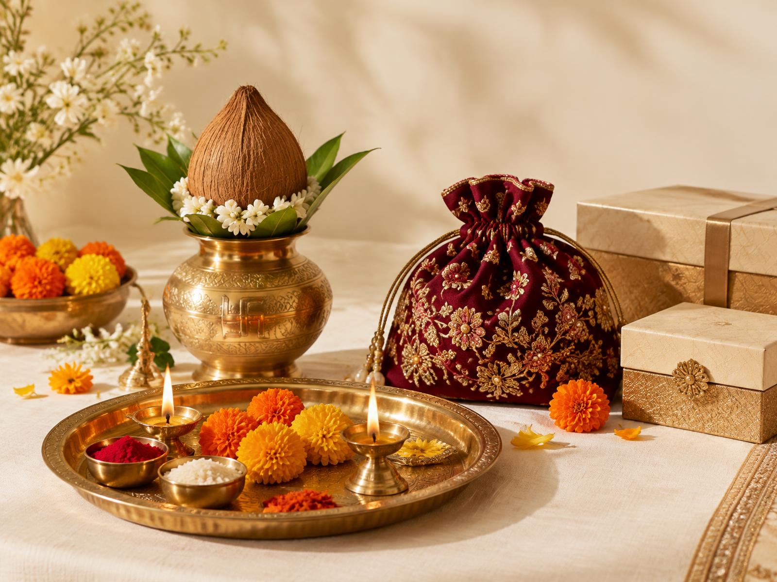 Decorative Shagun Thali